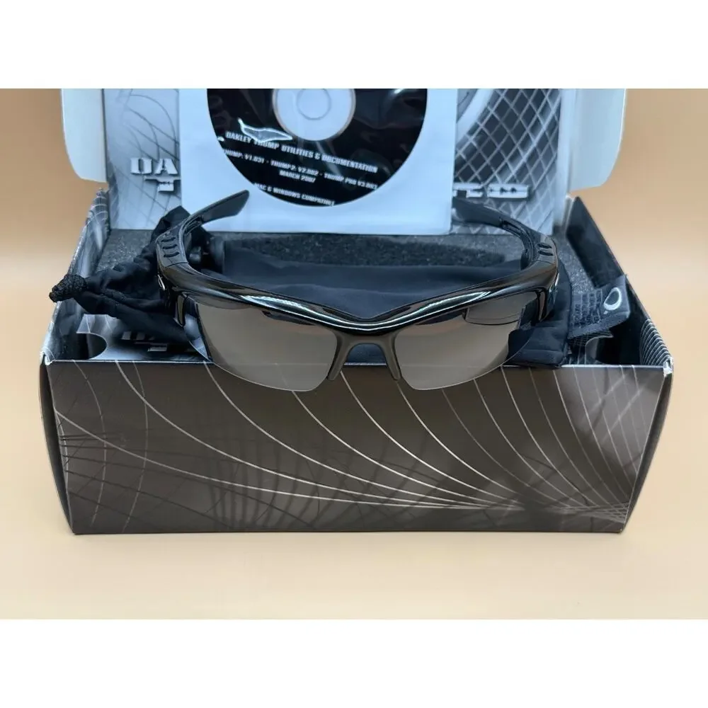 🎧 Oakley Thump Pro Sunglasses Black Iridium Polished Black Open Box